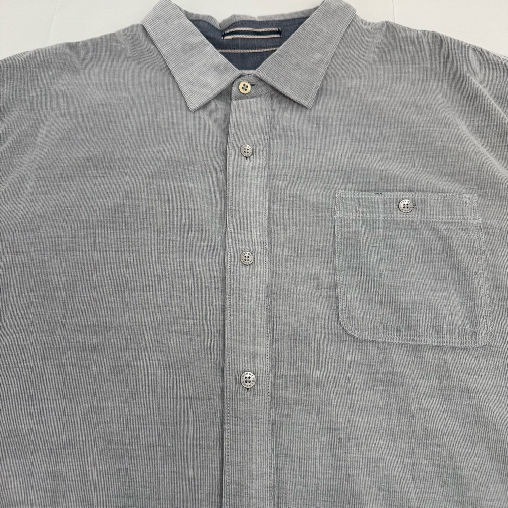 NWT Tommy Bahama Coastline Cord Shirt Men’s 3XLT Zinc Gray BT325326 $138